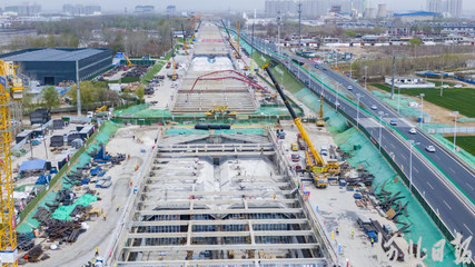 石家莊復(fù)興大街市政化改造工程有序推進(jìn)